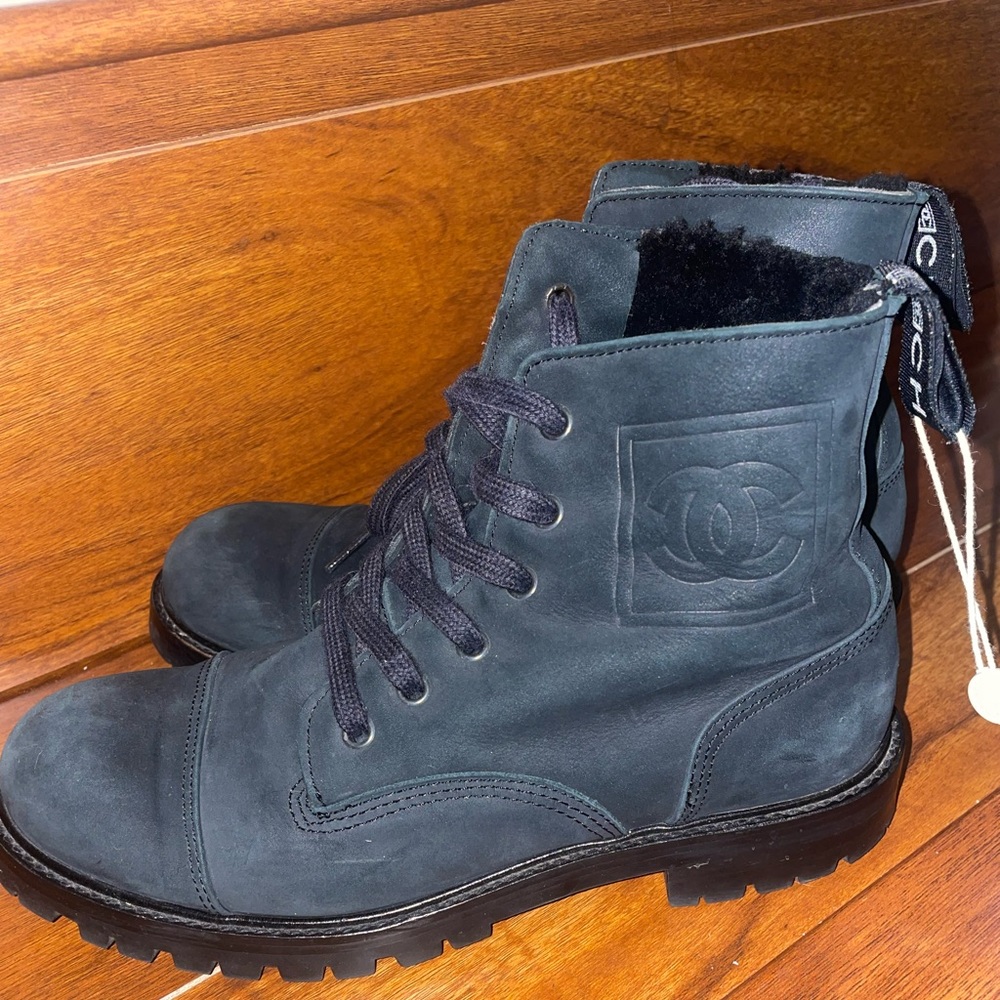 Chanel Combat Boots